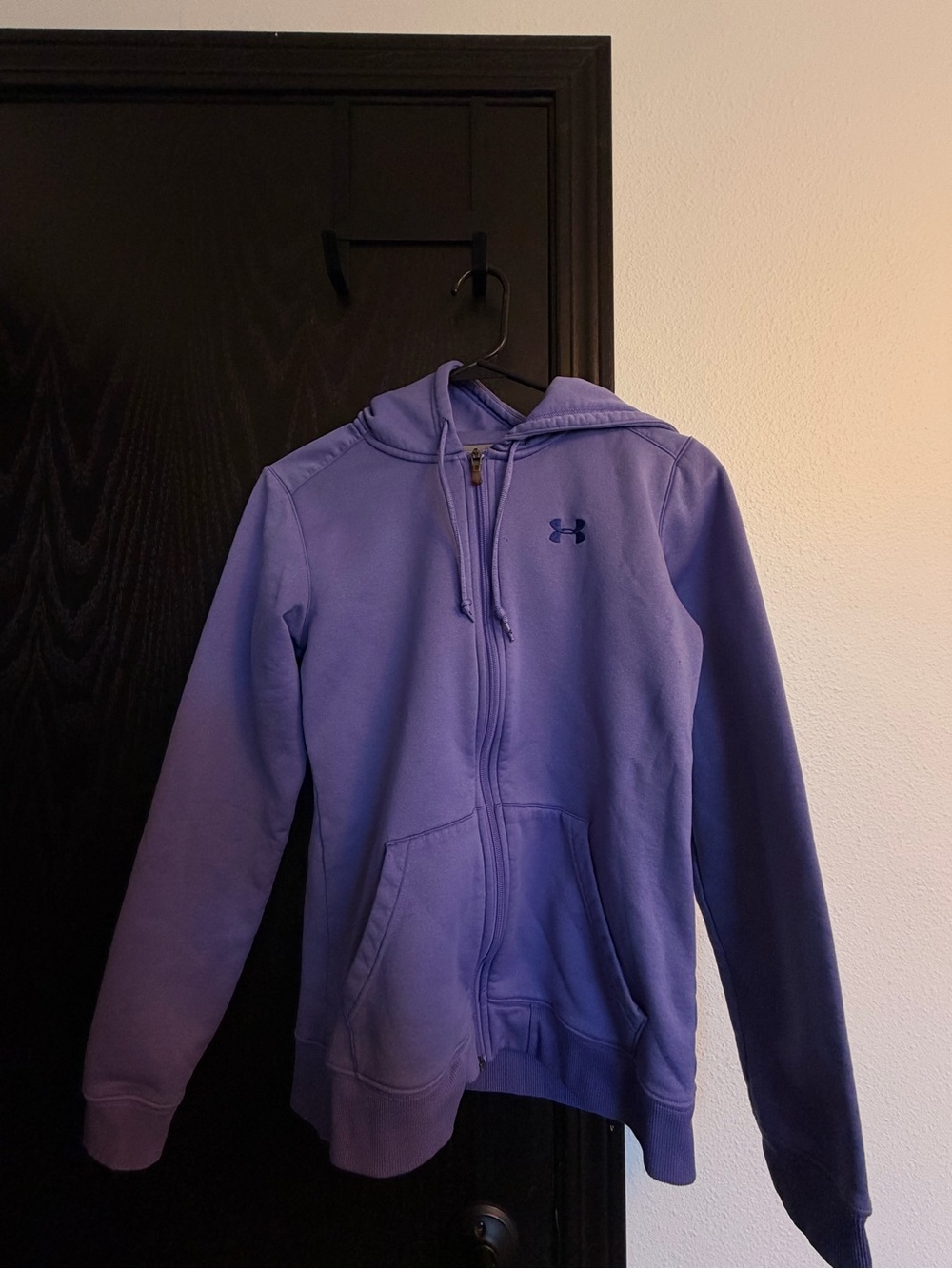 Under Armour Zip Hoodie in Purple